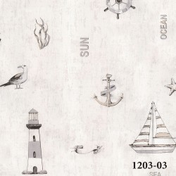 1203-03 Deco Junior Duvar Kağıdı ile Çocuk Odalarına Renkli Hayaller Katın