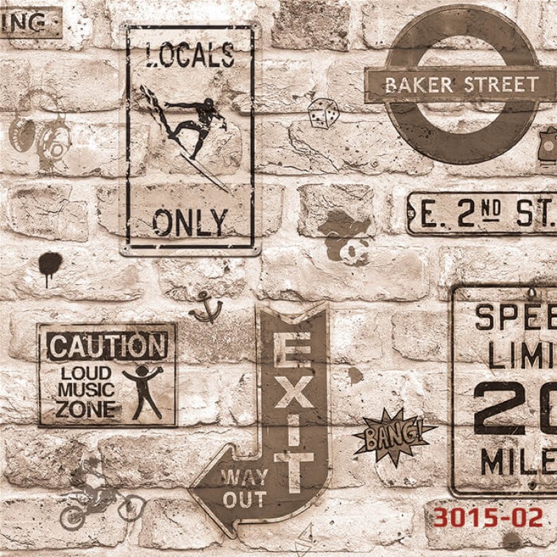 3015-02 Deco Stone Duvar Kağıdı ile Taş Dokulu Şıklık