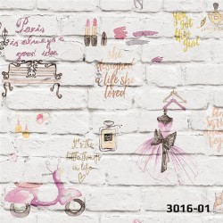 3016-01 Deco Stone Duvar Kağıdı ile Taş Dokulu Şıklık