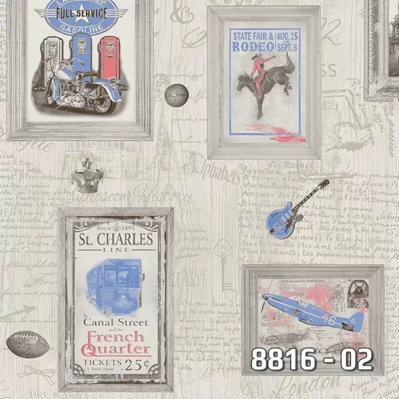 8816-02 Royal Port Duvar Kağıdı ile Klasik Zarafeti Yakalayın